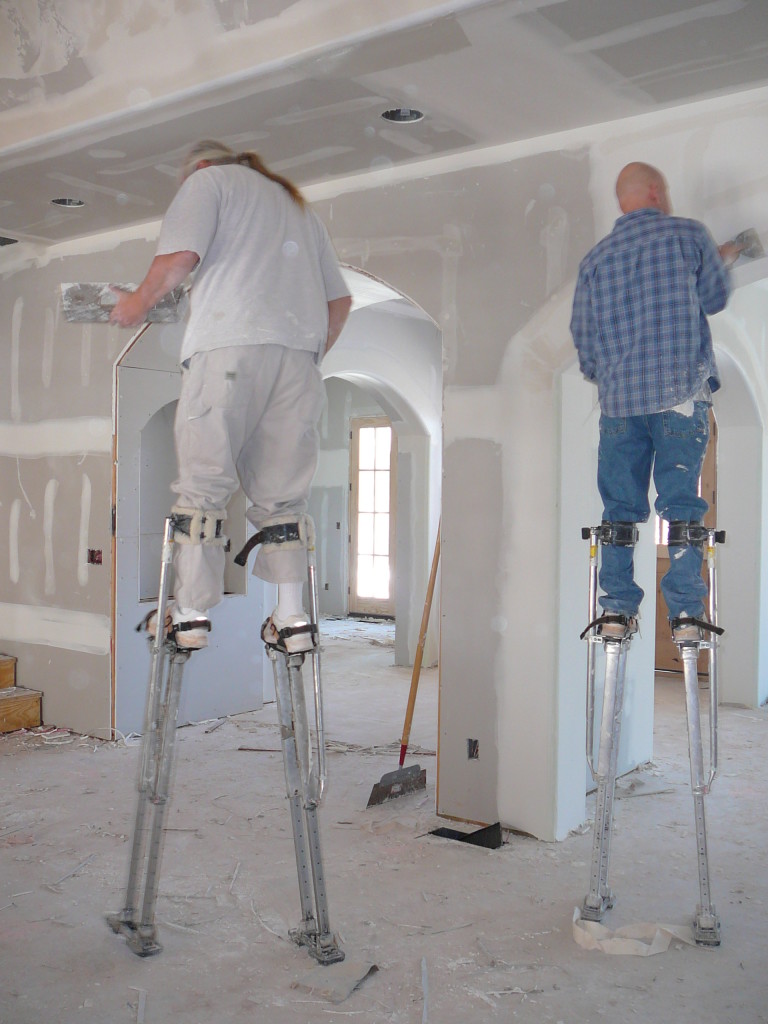 Use Of Stilts For Plastering And Drylining Plasterers News