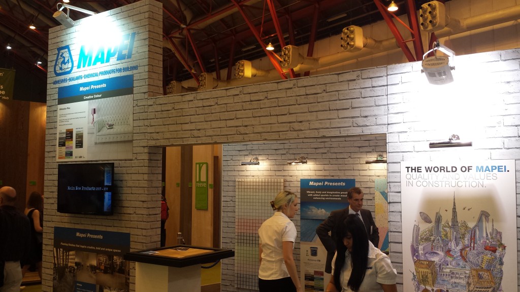 Mapei at 100% Design Show Earls Court