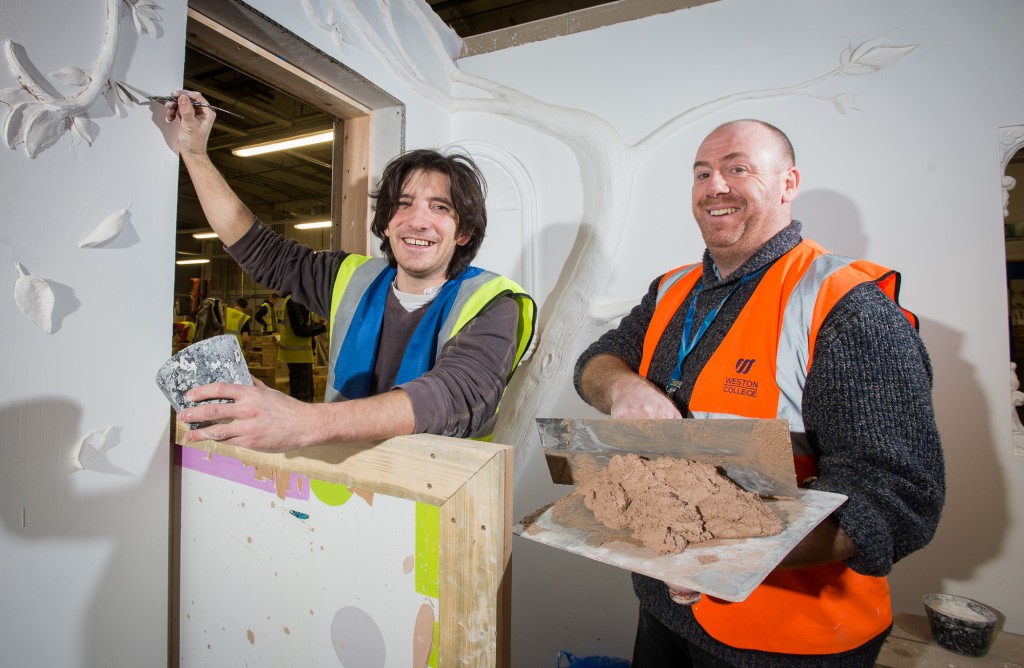 Weston College Student Discovers Creative Talent In 16th Century Plastering