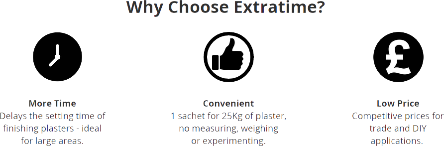 Why Choose ExtraTime ExtraTime Plaster Retarder