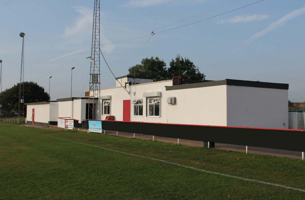 SAINT-GOBAIN WEBER HELPS REFURBISH WALSALL WOOD FC CLUBHOUSE BEFORE After