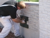Imprinting a Dry Stone Effect using Wallcrete Stone Effect Render