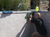 Imprinting a Dry Stone Effect using Wallcrete Stone Effect Render