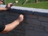 Imprinting a Dry Stone Effect using Wallcrete Stone Effect Render