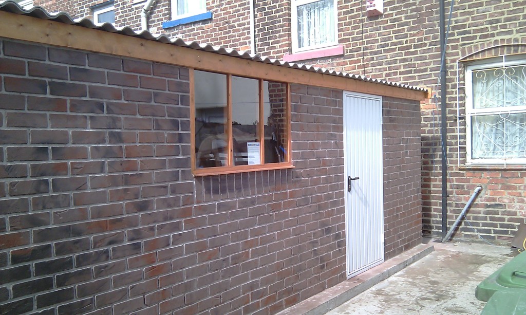 After- The Brick Effect Render - Paul Clamp Plastering