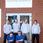 British Gypsum apprentices at the Saint-Gobain Technical Academy in Erith