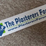 The Plasterers Forum® Bumper Sticker