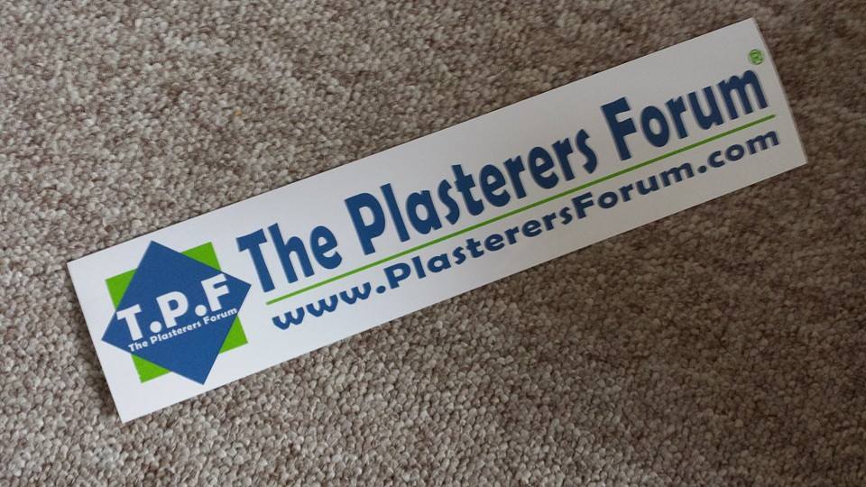 The Plasterers Forum® Bumper Sticker