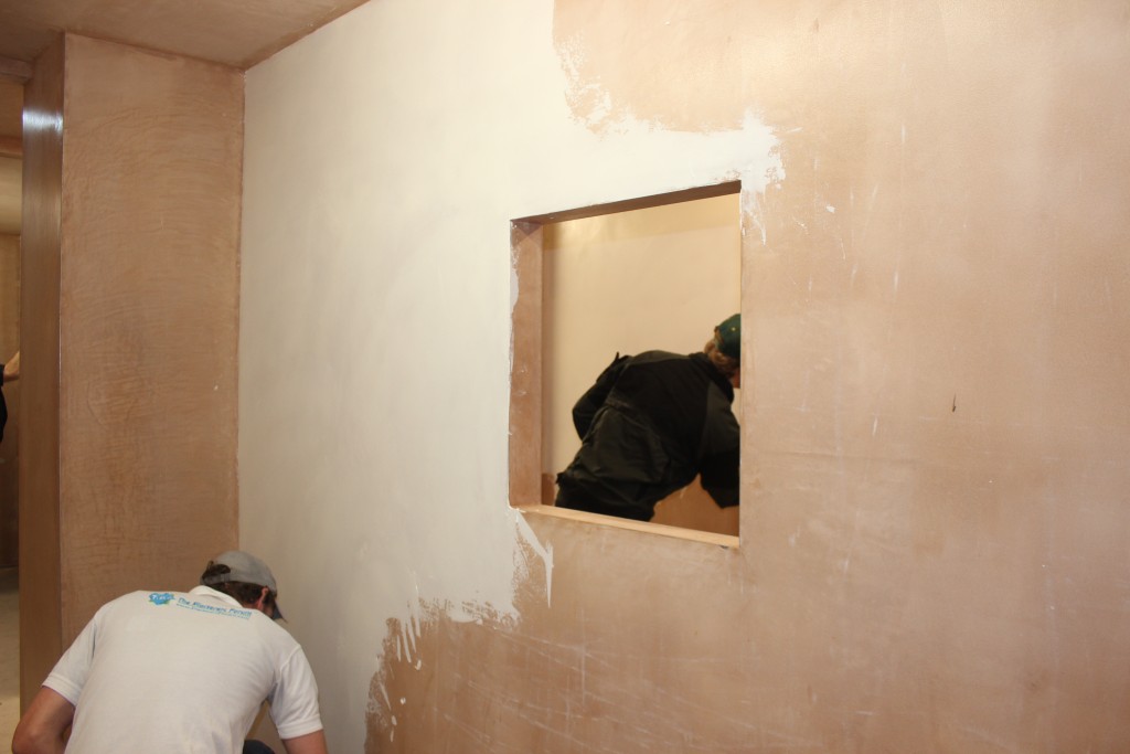 Venetian Plaster Base coated wall