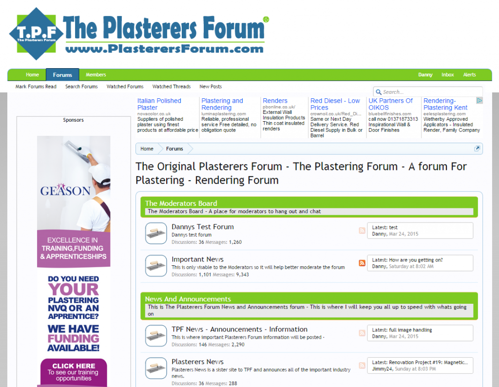 The Plasterers Forum