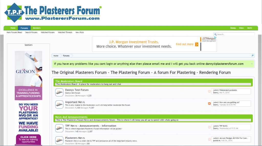 The Plasterers Forum