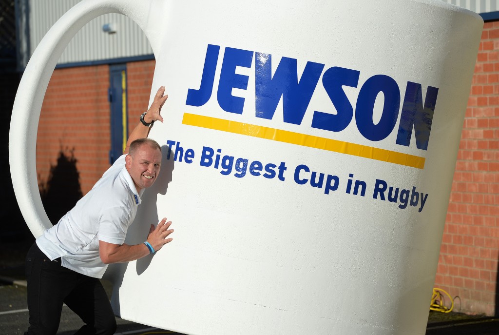 JEWSON UNVEILS THE BIGGEST CUP IN RUGBY