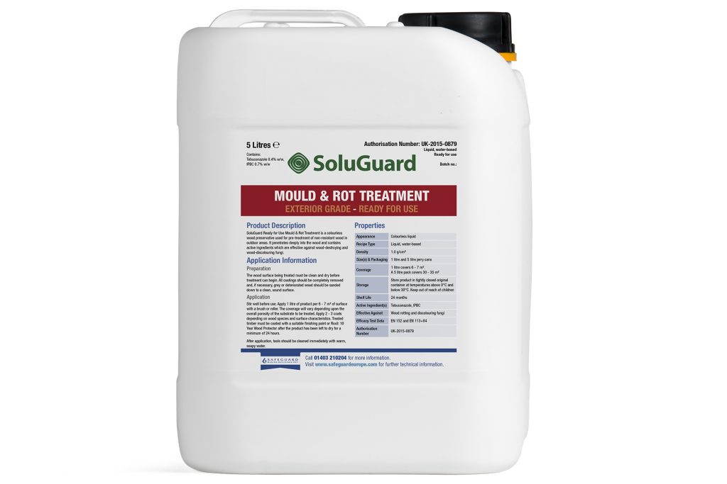 Safeguard Puts a Stop to Outdoor Wood Mould and Rot With Soluguard