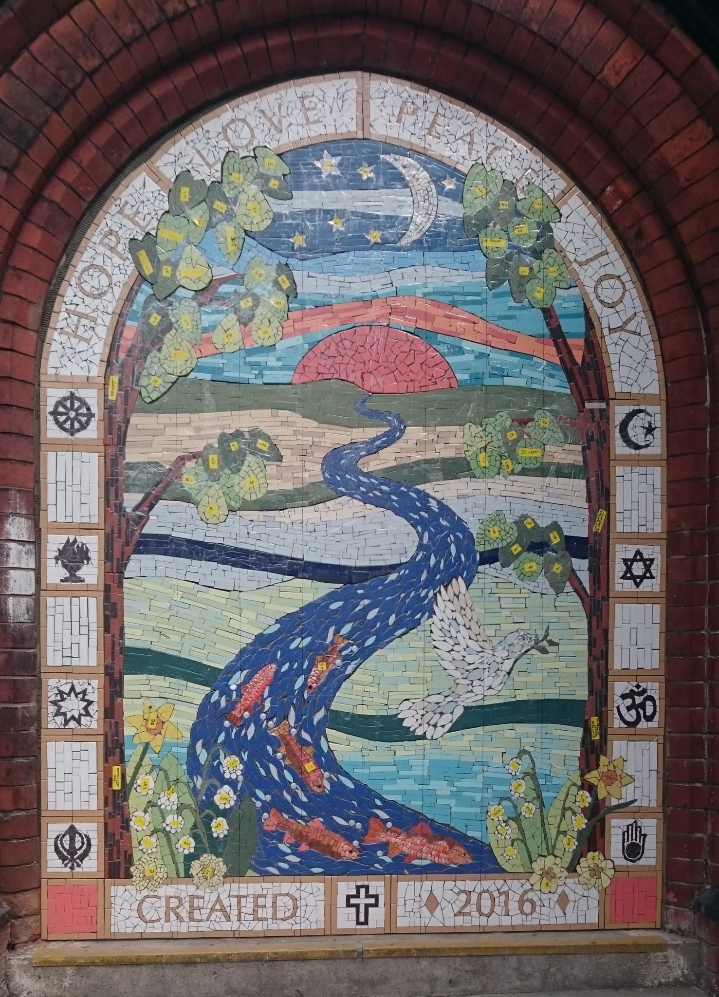 Instarmac brands used to create bespoke mosaic masterpiece