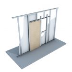 It’s unpack and go with the new Knauf Sliding Door Kit