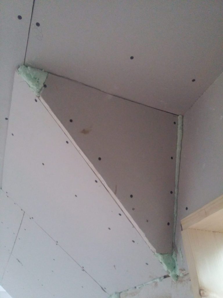 Can you plaster over expanding foam?